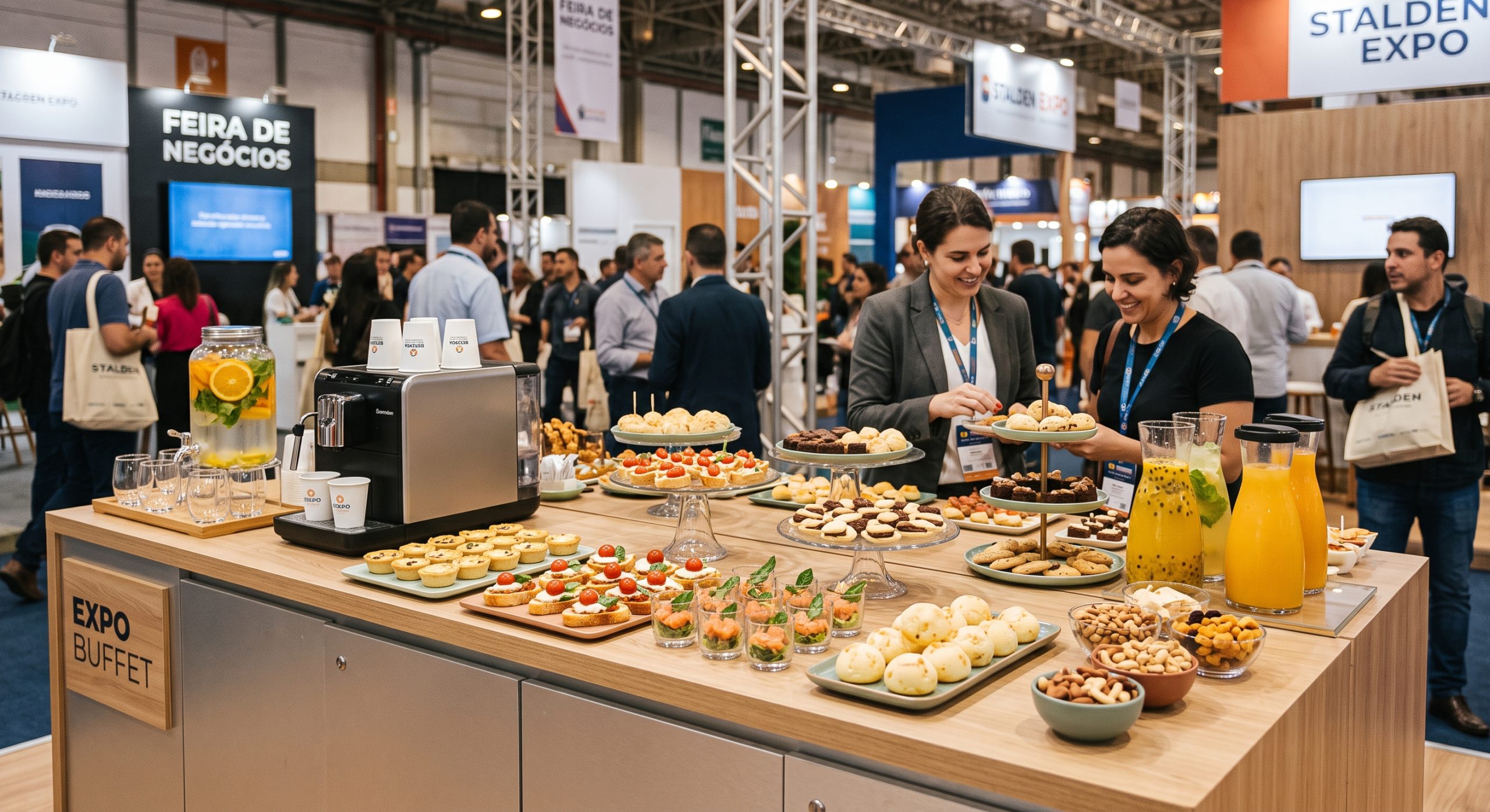 Coffee break para empresas em feiras de negócios